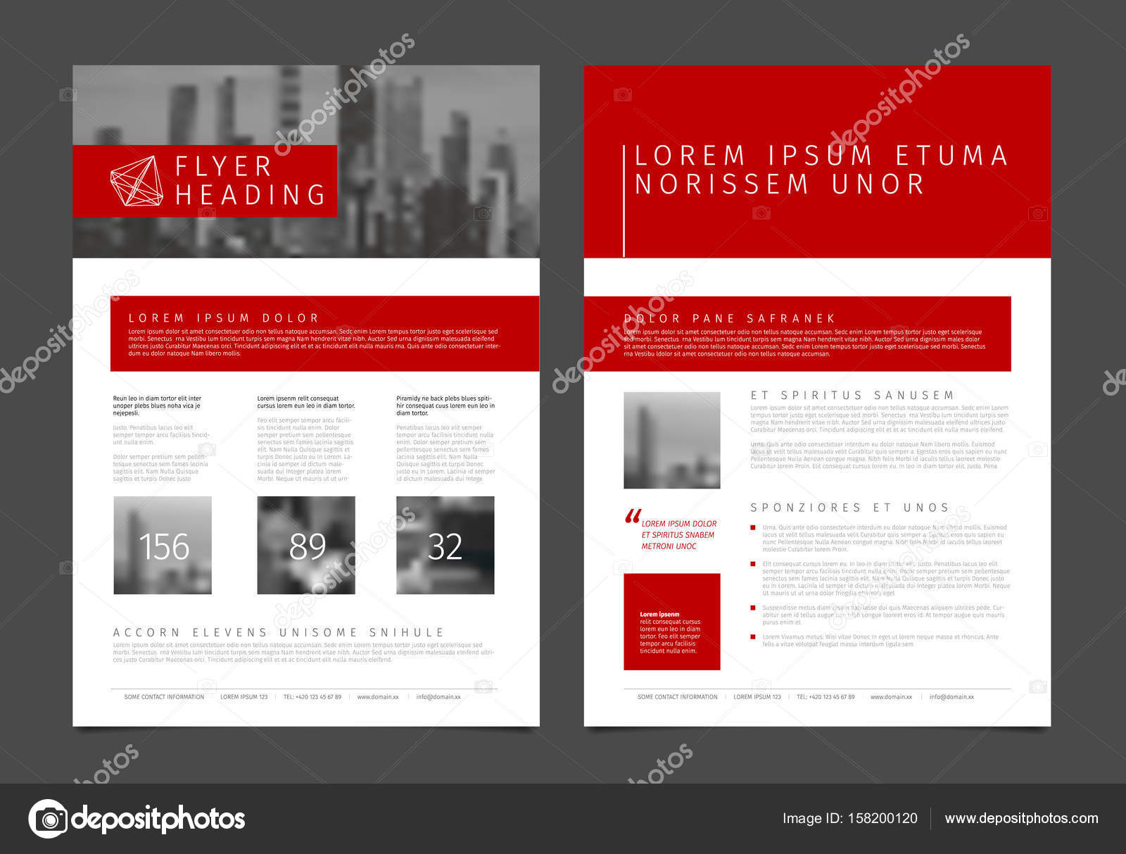 modernes business imagebroschre flyer vektor entwurfsvorlage mit foto und beispiel inhalt vektor von orson - Imagebroschure Beispiele modernes business imagebroschre flyer vektor entwurfsvorlage mit foto und beispiel inhalt vektor von orson - Imagebroschure Beispiele