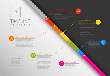 zaman çizelgesi raporu şablonu 