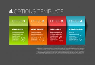 Servis seçenekleri şablonu 