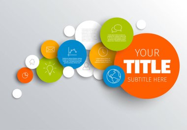 soyut halkalar illüstrasyon