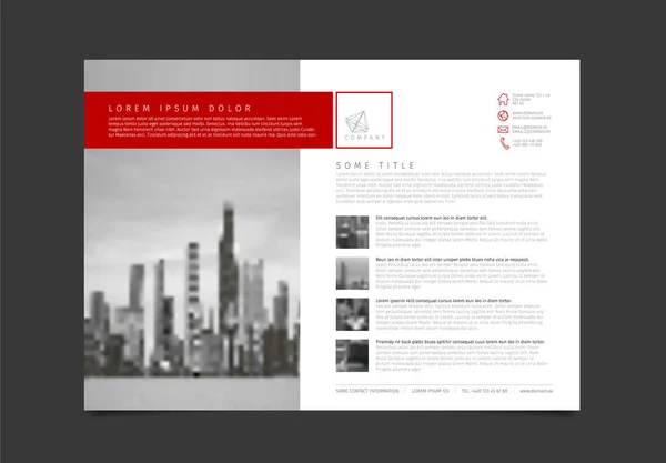 Modern business corporate brochure — Stock Vector