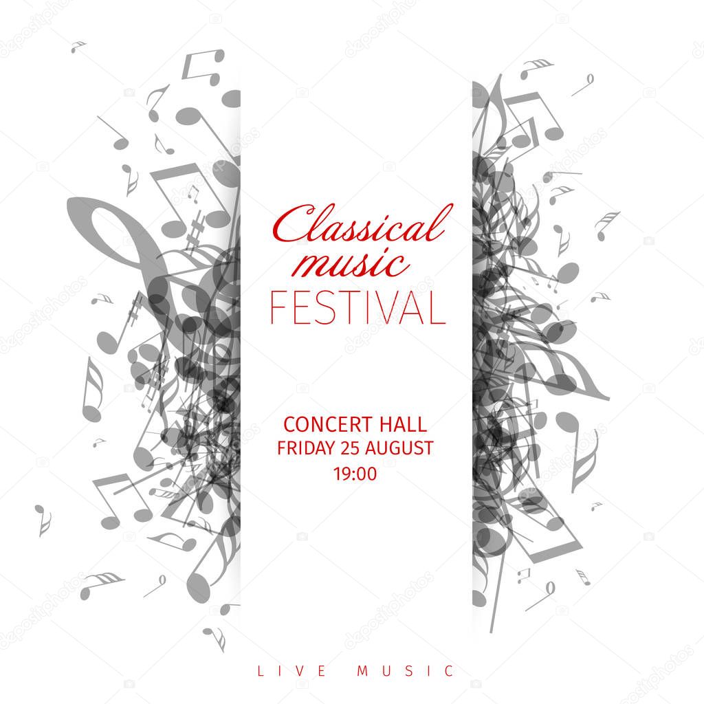 Classical music concert poster 