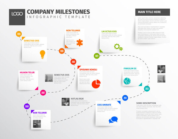  Infographic timeline report template