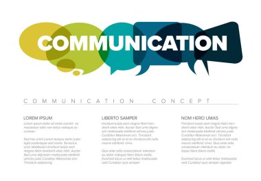 Communication concept illustration clipart
