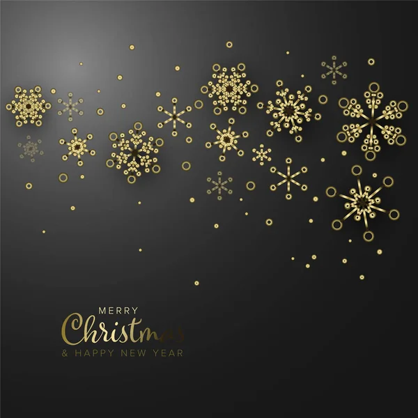 Simple tarjeta de Navidad elegante — Vector de stock