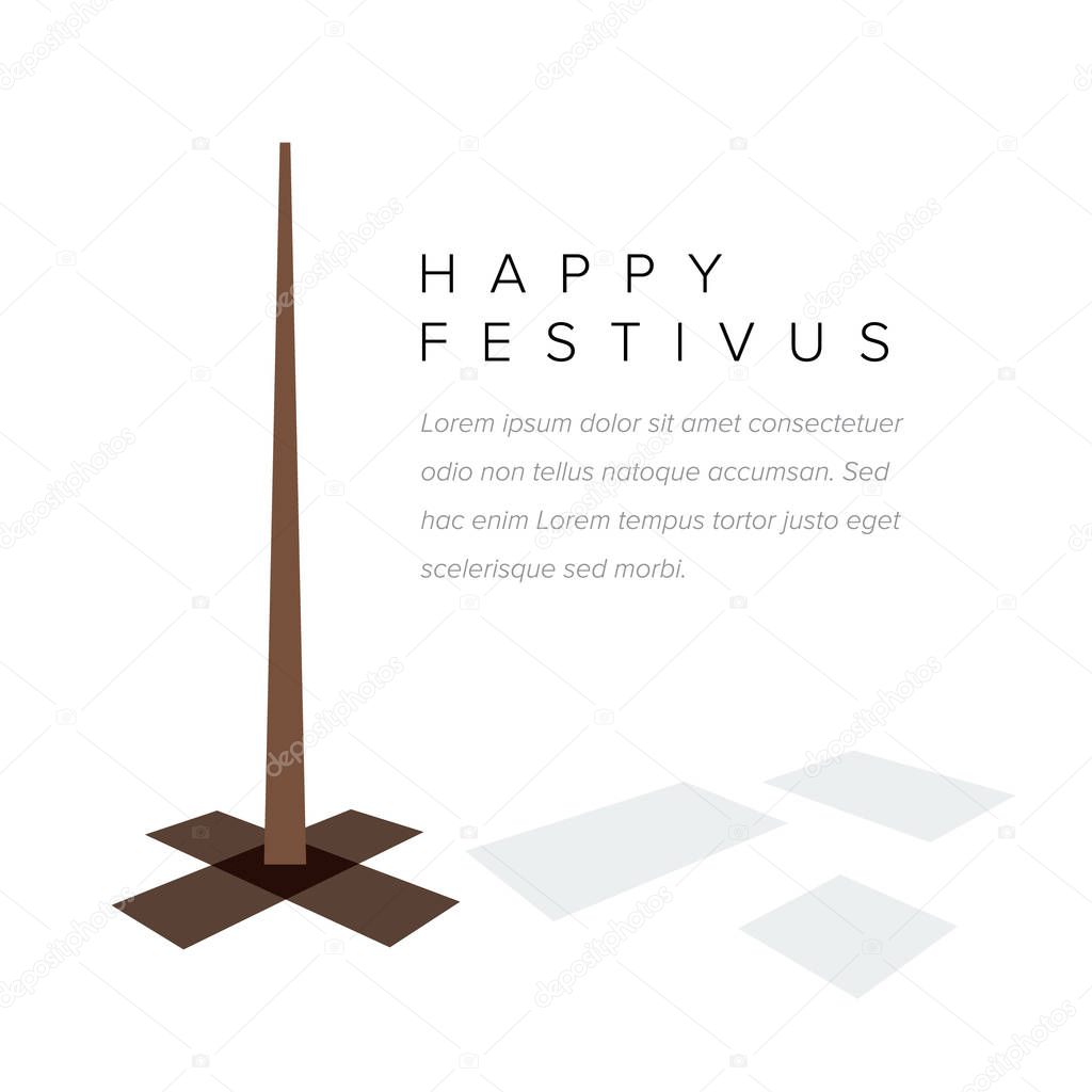 Happy festivus card template