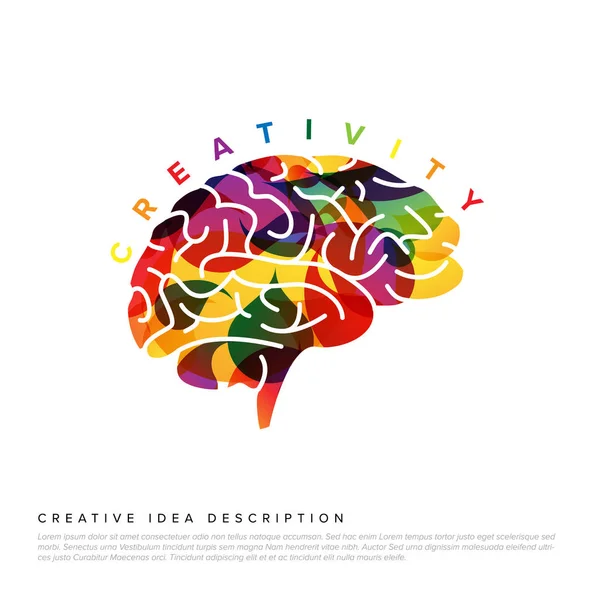 Εικονογράφηση έννοια δημιουργικότητα — Διανυσματικό Αρχείο