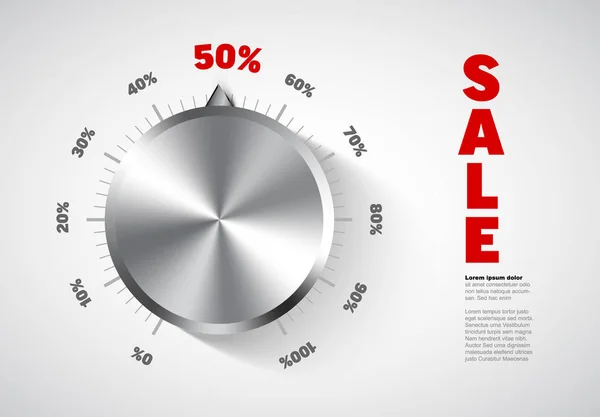 Försäljning banner flygblad mall — Stock vektor