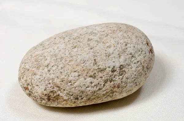 Камінь Крупним Планом Макро Постріл Білому Тлі — стокове фото