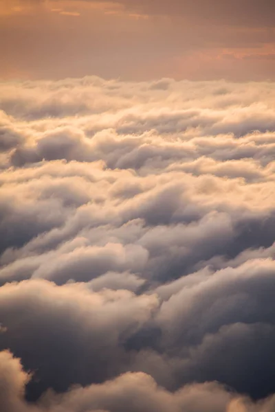 Felhők Látványa Hajnalban — Stock Fotó