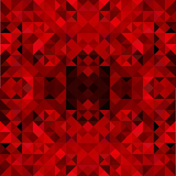 Abstrakta geometriska röd bakgrund för din festliga semester banner eller kort. — Stock vektor