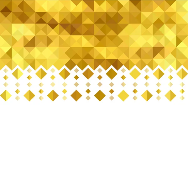 Fondo blanco geométrico abstracto de oro para sus fiestas festivas banner o tarjeta . — Archivo Imágenes Vectoriales