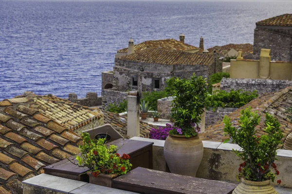 Beautiful ancient town Monemvasia — Stock Photo, Image