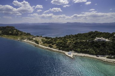 Göl/deniz hava uçak fotoğrafı