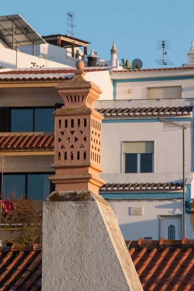 Chaminé da aldeia de Ferragudo — Fotografia de Stock