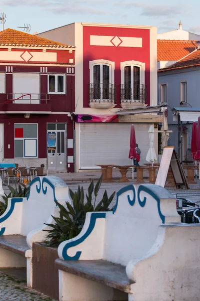 Ferragudo casas de aldeia — Fotografia de Stock