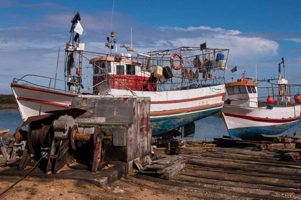 Рыбацкие лодки в Фусете — стоковое фото