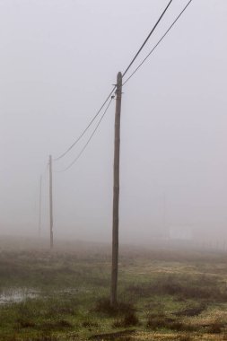 Bir alan elektrik teline
