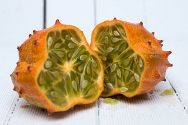 horned melon fruit clipart