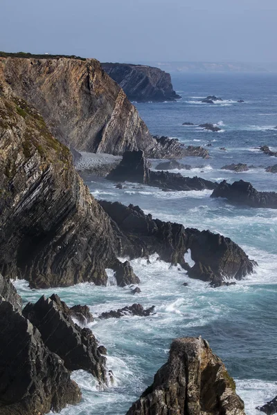 Rocks formations on Alentejo coastline — Stock Photo, Image