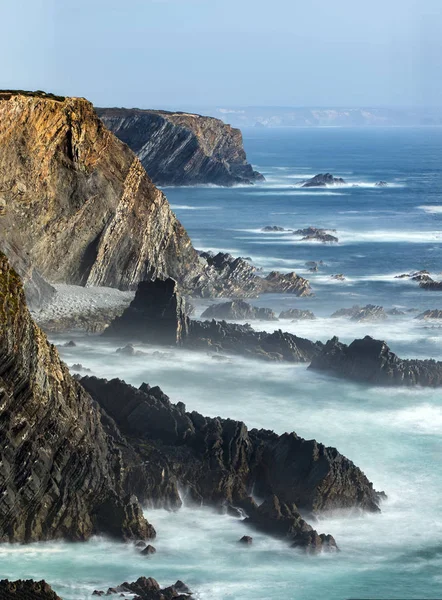 Rocks formations on Alentejo coastline — Stock Photo, Image