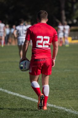 Rugby player içinde hareket