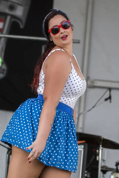 Fashion pinup contest — Stock Photo, Image