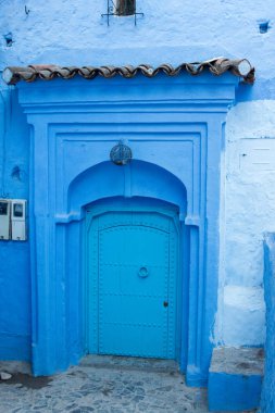 Chefchaouen kapı mimarisi