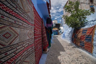 Fas Chefchaouen Halılar