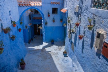 Chefchaouen şehir binaları