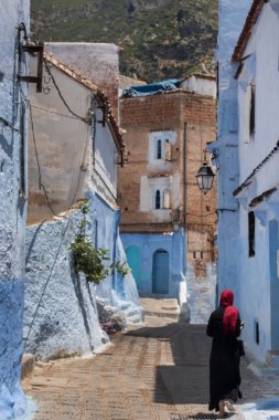Chefchaouen şehir binaları