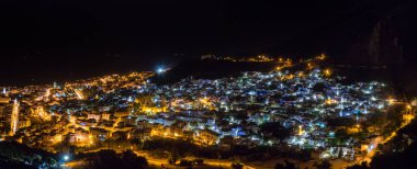 Chefchaouen gece cityscape