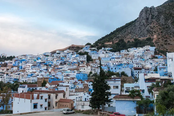 Paisaje urbano de Chefchaouen azul —  Fotos de Stock