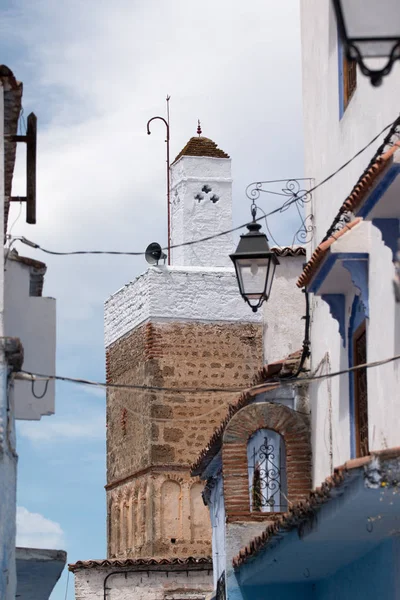 Chefchaouen městské budovy — Stock fotografie