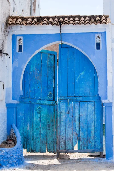 Chefchaouen kapı mimarisi