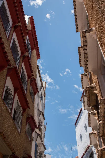 Prédios da cidade de Chefchaouen — Fotografia de Stock