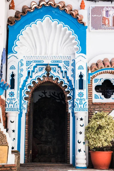Chefchaouen city buildings — Stock Photo, Image