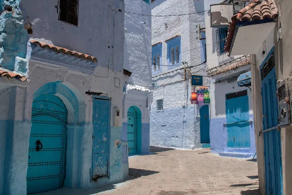 Chefchaouen city buildings — Stock Photo, Image