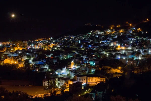 Chefchaouen gece cityscape