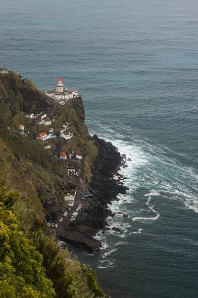 Farol de Arnel nos Açores — Fotografia de Stock
