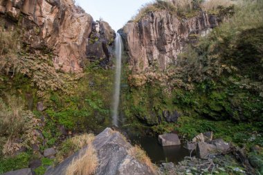 Tall waterfall in Salto da Farinha