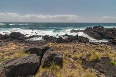 Ponta da Ferraria coastline