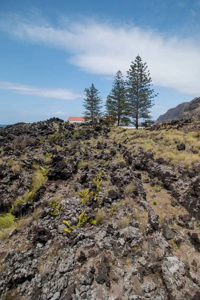 Ponta da Ferraria coastline — Stockfoto