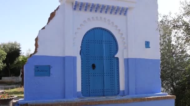 Eingang zu chefchaouen — Stockvideo