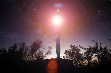 Yıldız erkek siluet