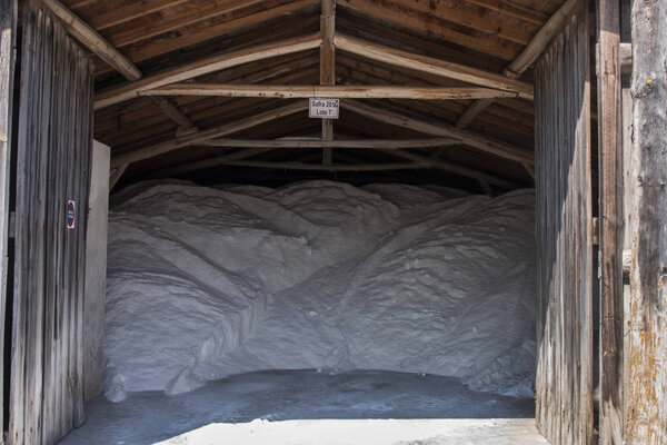 Salt wooden warehouse