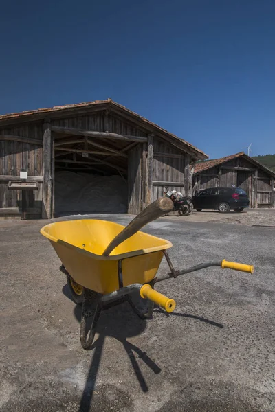 Magazzino di legno sale — Foto Stock