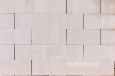 Düzgün beyaz tuğla doku