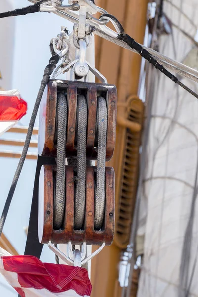 A vitorla-hajó kötél — Stock Fotó