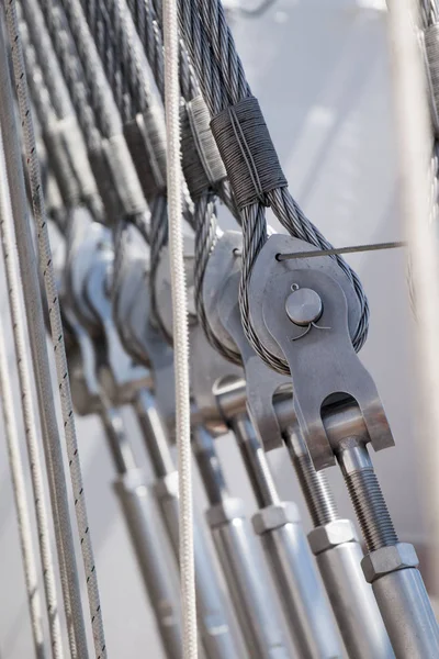 Detalles del cable de acero — Foto de Stock